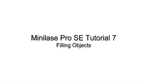 Minilase™ Pro SE Tutorial 7 - Fill Settings